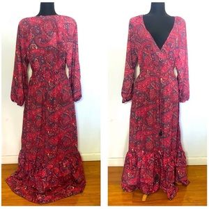 BNWT Chaudry Women’s Bohemian Style Dress Size Large